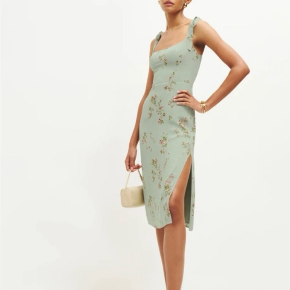 Reformation Bessie Tie Strap Dress